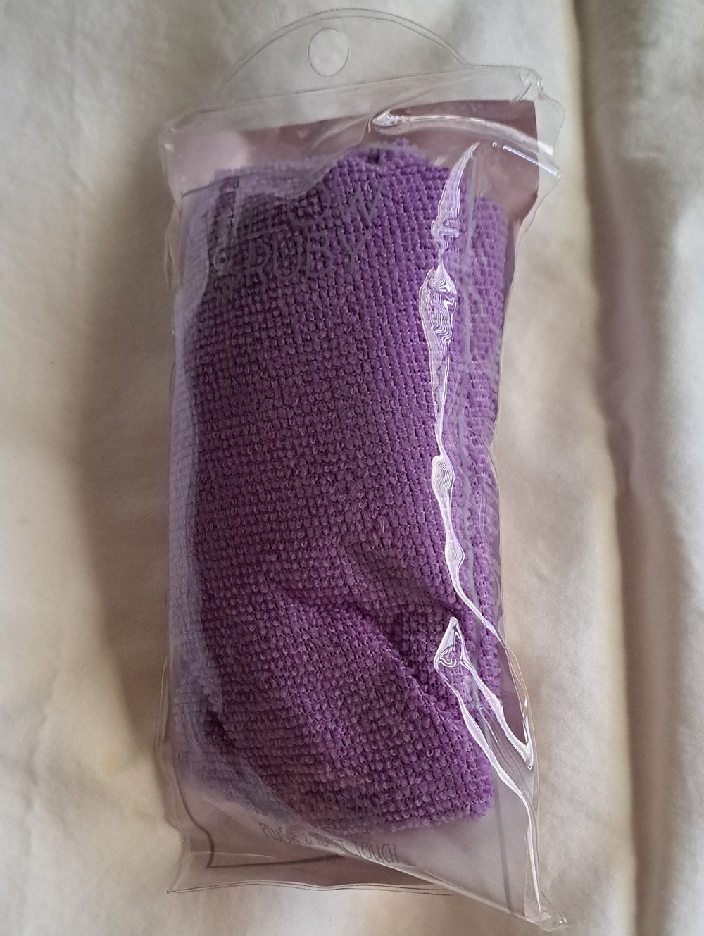 Willow & Ruby Purple Spa Headband by Orly Corporation